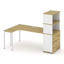 Стол эргономичный Concept CN.SA-216 Металл белый